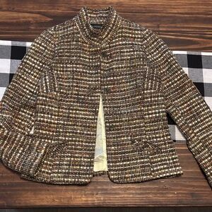 Zenobia woven wool tweed blazer 4 multicolor